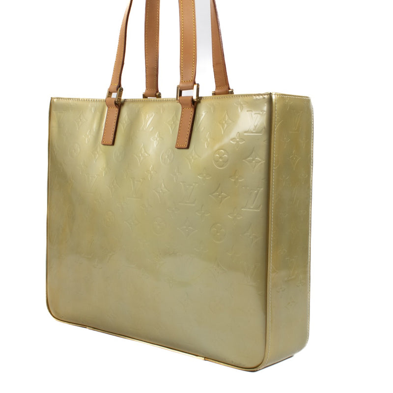 Louis Vuitton Beige Monogram Vernis Columbus Bag