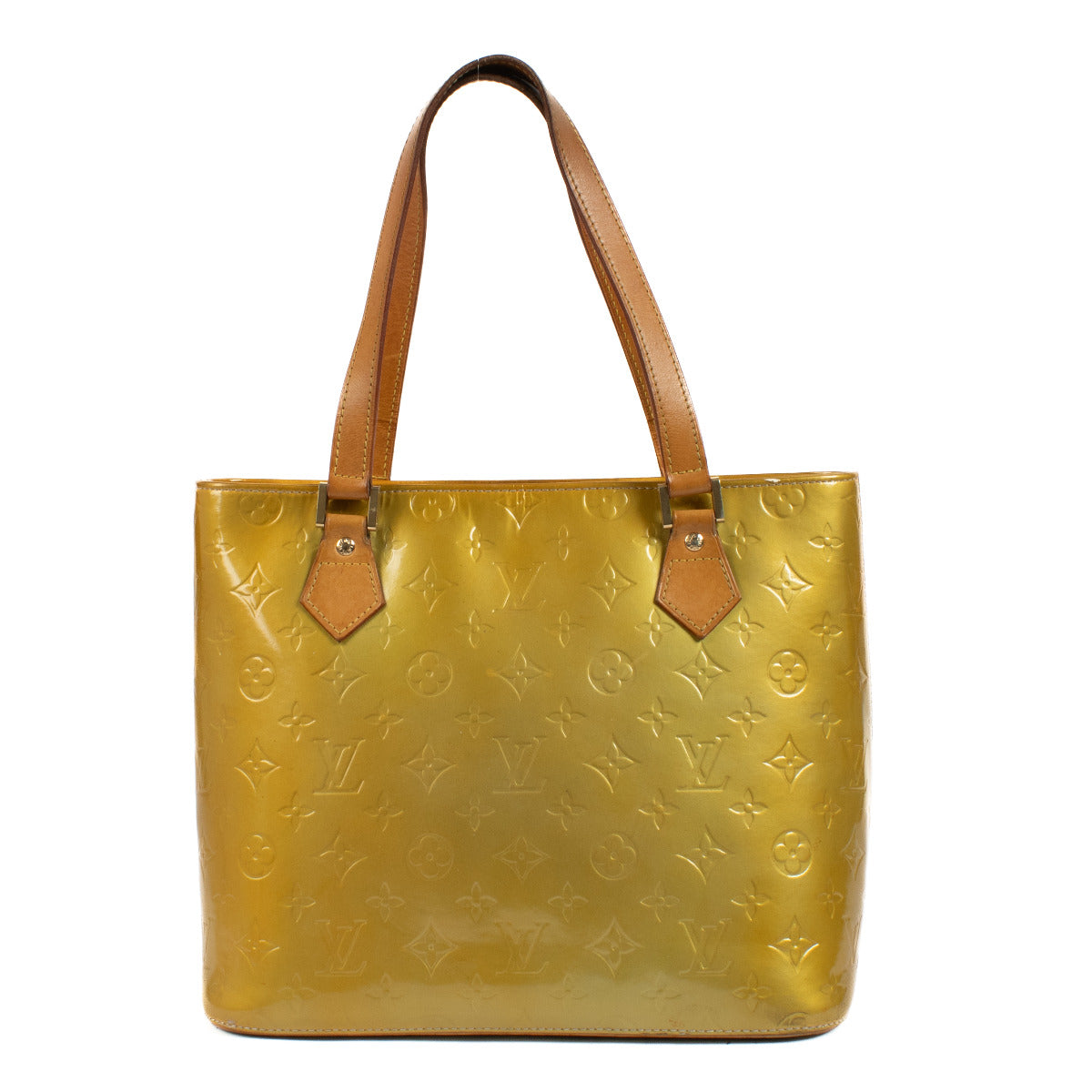 Sac à bandoulière Louis Vuitton Houston Monogram Vernis jaune