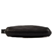 Shop safe online at Labellov this 100% authentic second hand Gucci Black Monogram Empreinte Clutch