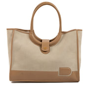 Buy real authentic Delvaux Beige Toile Mirage Top handle safe online at Labellov.com or in Brussels, Knokke and Antwerp