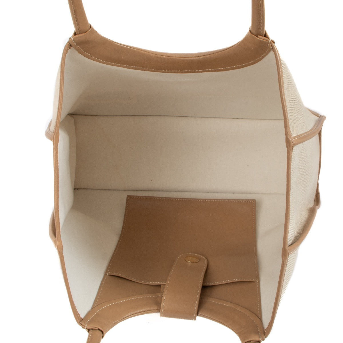 Delvaux Beige Toile Mirage Sac à poignée supérieure