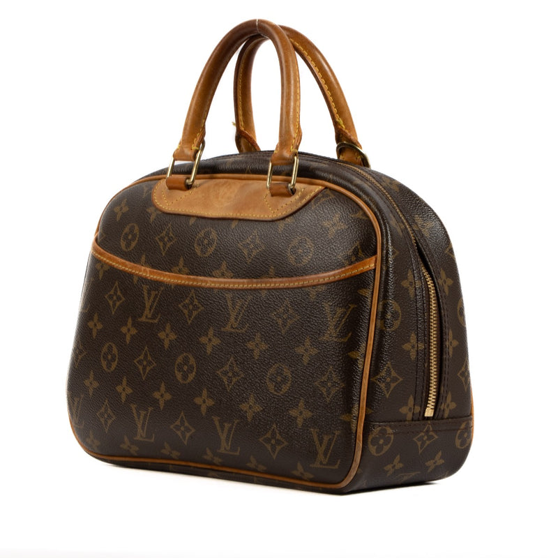Buy real authentic preloved Louis Vuitton Monogram Trouville Top handle safe online at Labellov.com or in Brussel, Knokke and Antwerp