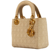 Shop 100% authentic second-hand Christian Dior Naturel Cannage Microfibre Mini Lady Dior on Labellov.com