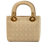 Shop 100% authentic second-hand Christian Dior Naturel Cannage Microfibre Mini Lady Dior on Labellov.com