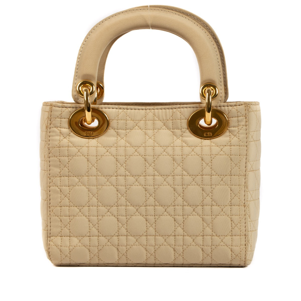 Shop 100% authentic second-hand Christian Dior Naturel Cannage Microfibre Mini Lady Dior on Labellov.com