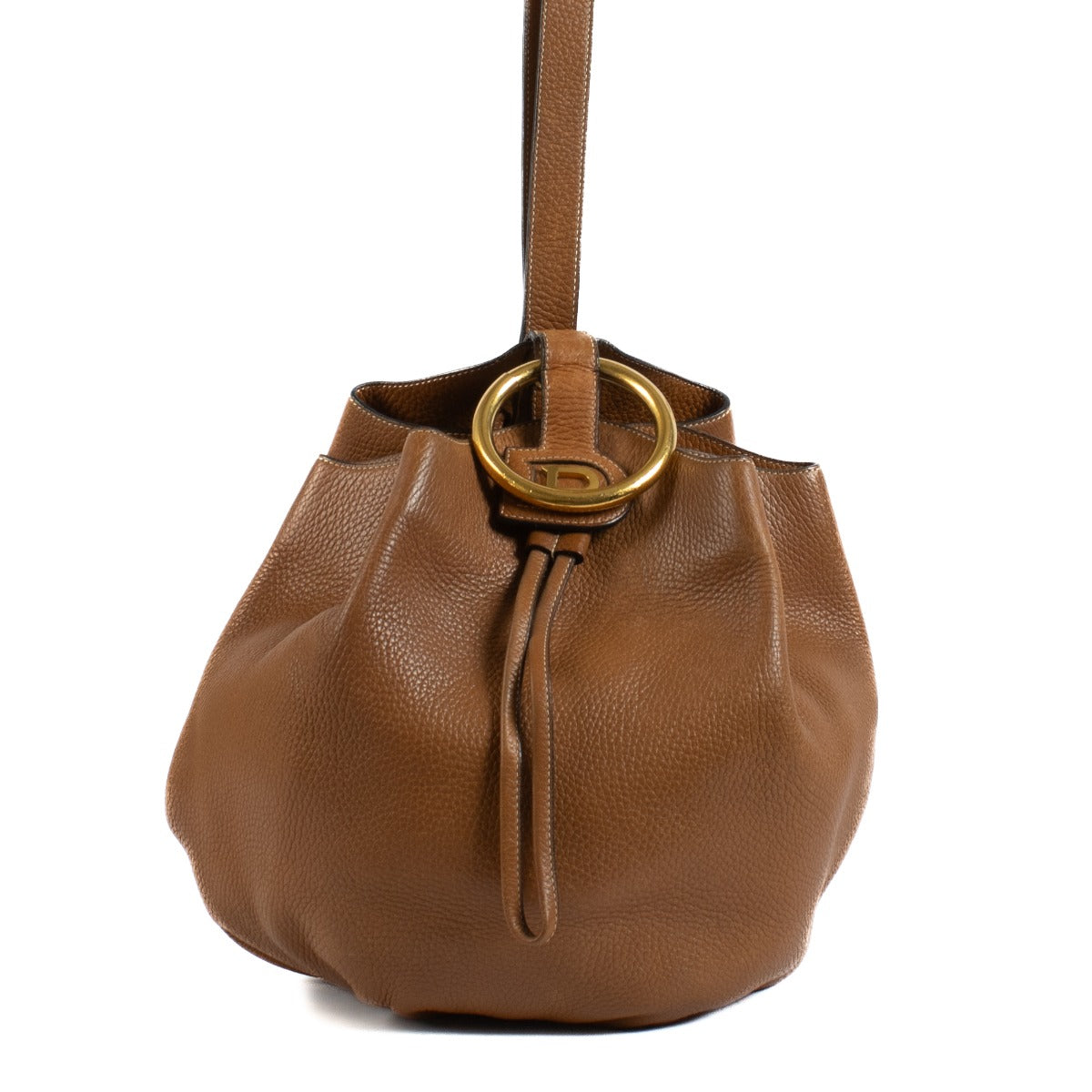 Shop safe online at Labellov in Antwerp, Brussels and Knokke this 100% authentic second hand Delvaux Cognac Shoulder Bag