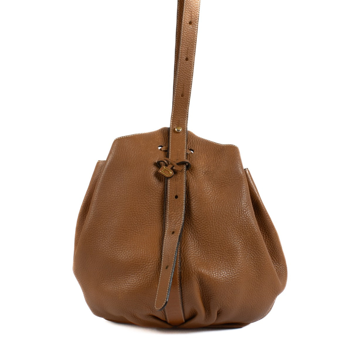 Shop safe online at Labellov in Antwerp, Brussels and Knokke this 100% authentic second hand Delvaux Cognac Shoulder Bag