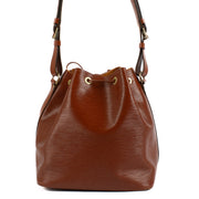 Shop safe online at Labellov in Antwerp, Brussels and Knokke this 100% authentic second hand Louis Vuitton Brown Epi Leather Noé Bag