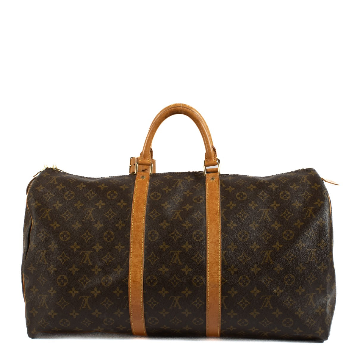 Shop safe online at Labellov in Antwerp, Brussels and Knokke this 100% authentic second hand Louis Vuitton Monogram Keepall 55 Travel Bag