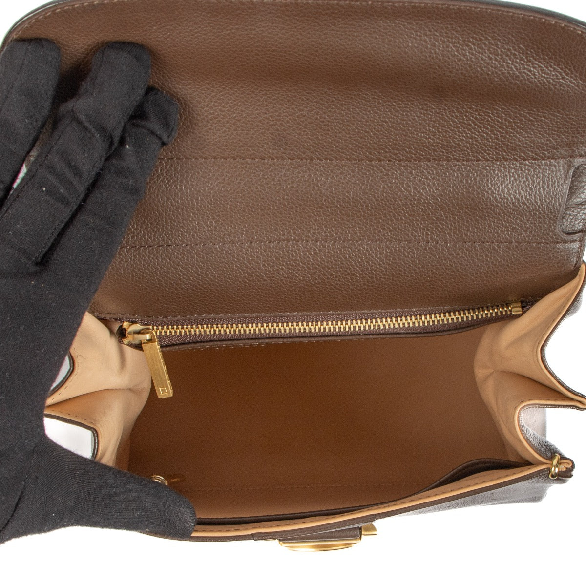 Shop 100% authentic second-hand Delvaux Brillant PM Jumping Brown Shoulder Bag on Labellov.com