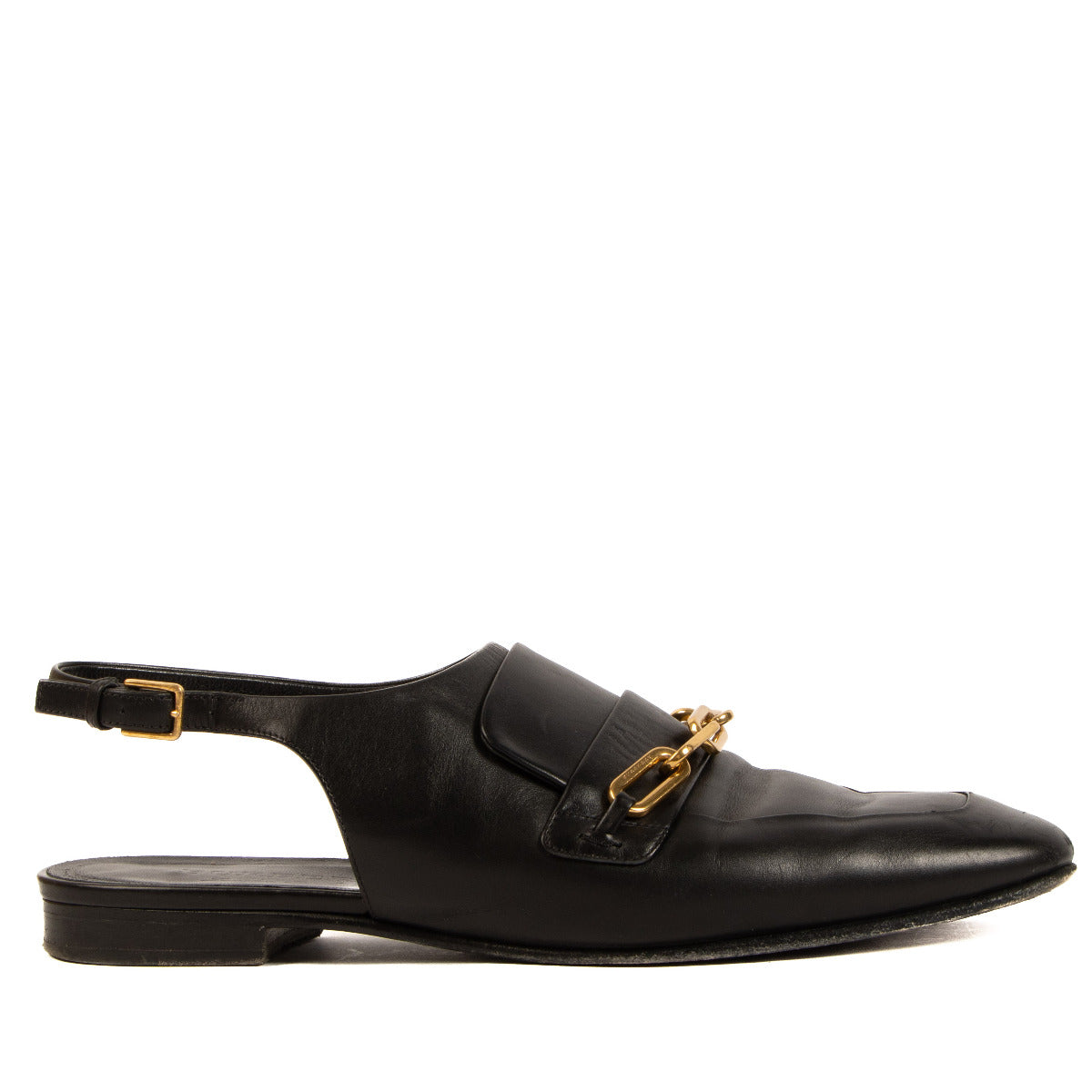 Burberry Black Chain Flats aan de beste prijs bij Labellov tweedehands luxe in Antwerpen.