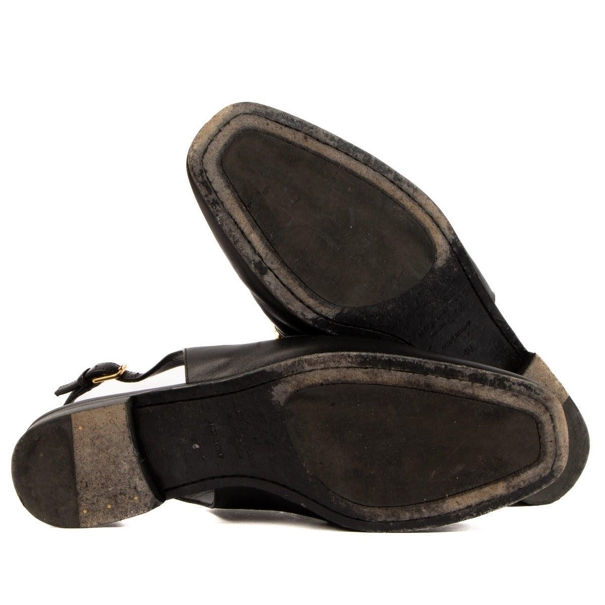 Burberry Zwarte Kettingslippers - maat 40