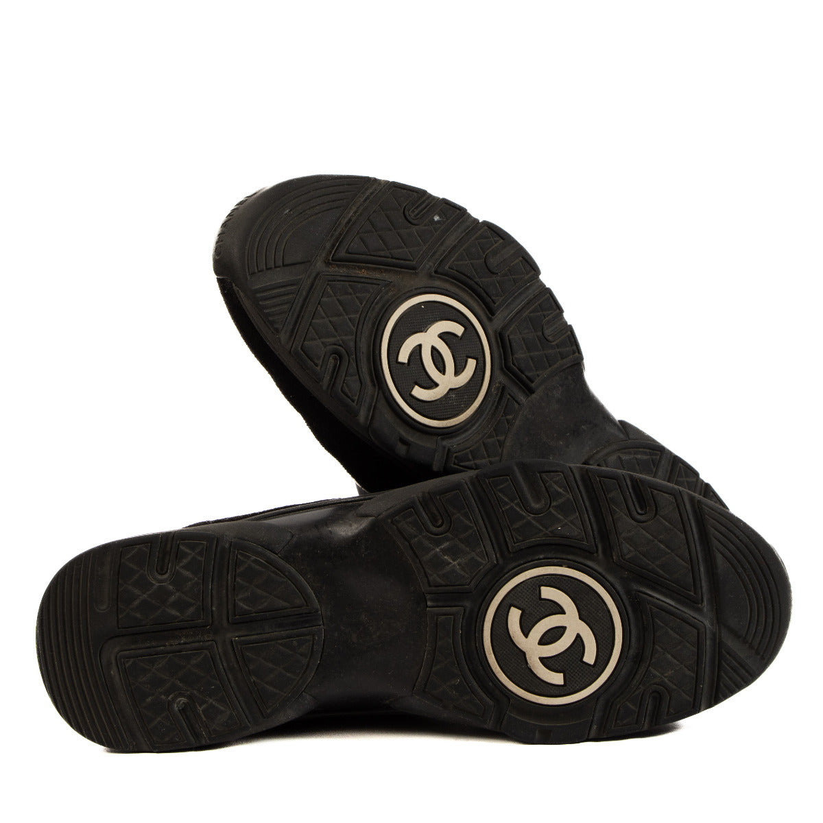 Chanel Zwarte Suede Sneakers - maat 41