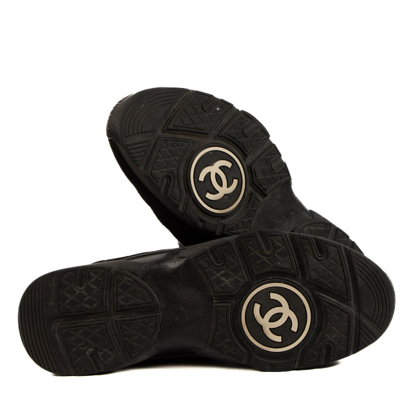 Chanel Black Suede Sneakers - size 41
