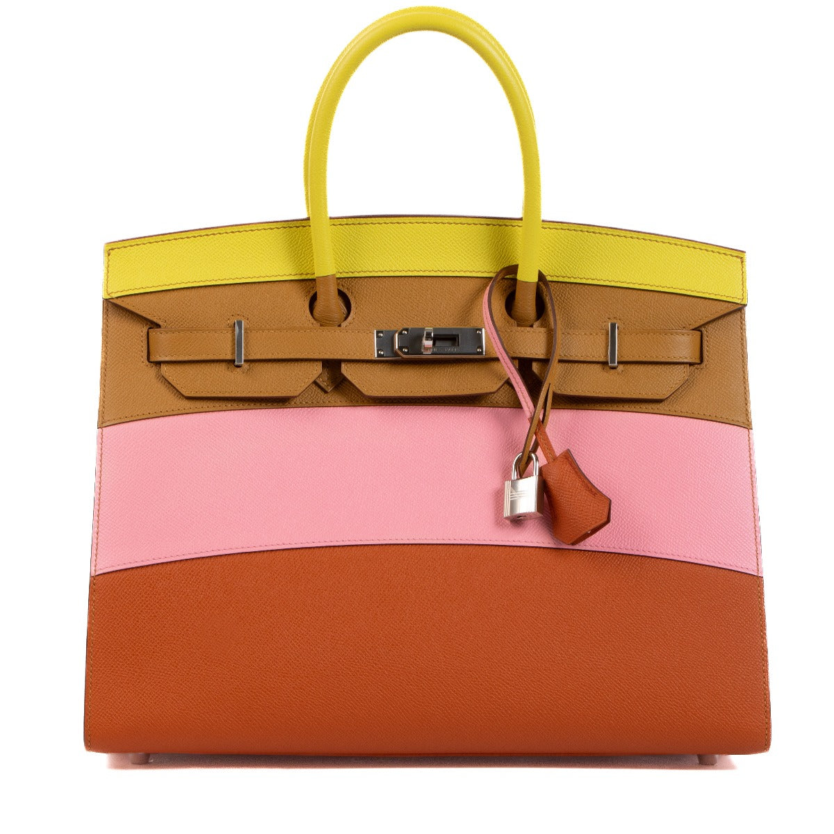 Hermès Birkin 35 Sellier Sunrise Rainbow Epsom