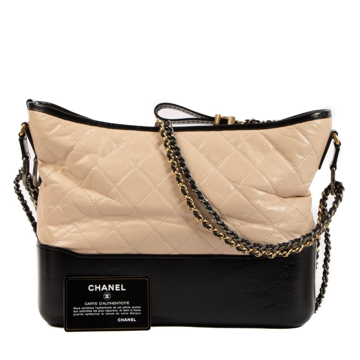 Chanel Beige Large Gabrielle Hobo Bag
