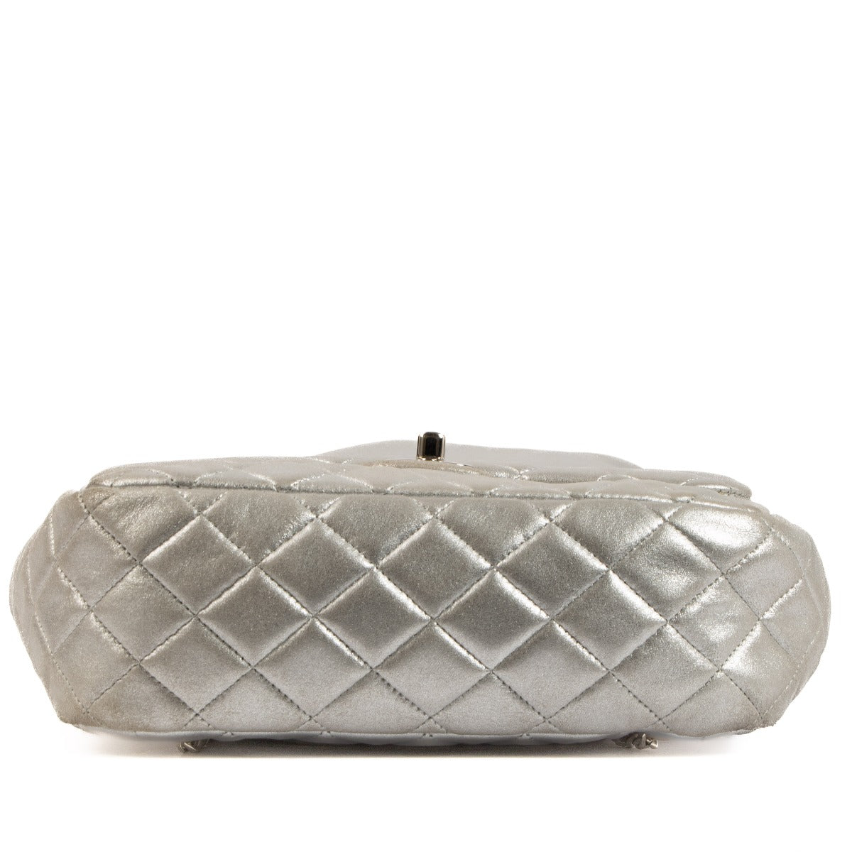 Chanel Silver Lambskin Seoul Backpack