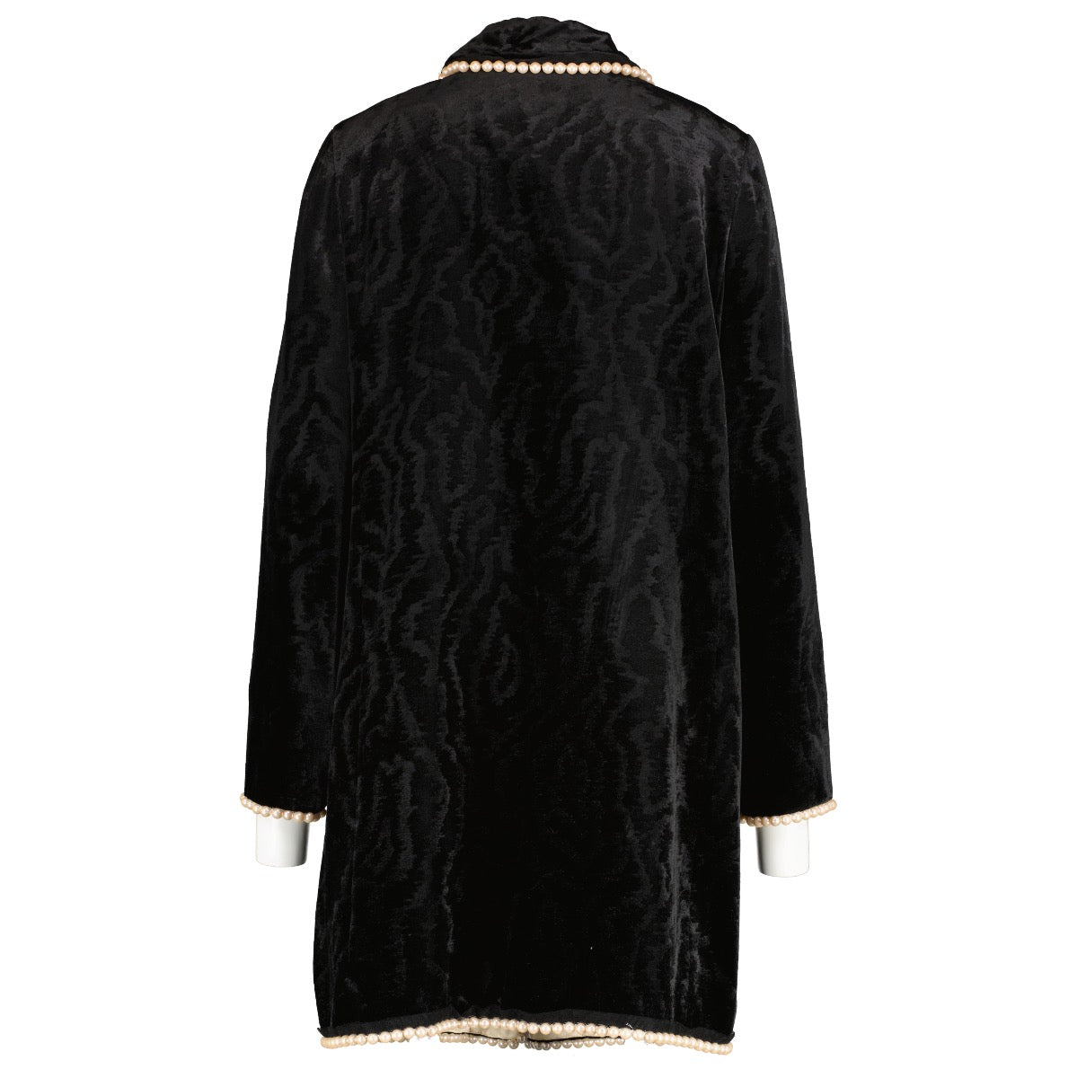 Shop 100% authentic second-hand Gucci Black Pearl and Crystal Velvet Jacket - Size 40 on Labellov.com