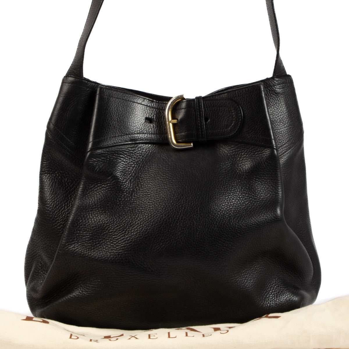 Shop 100% authentic second-hand Delvaux Black Leather Shoulder Bag on Labellov.com