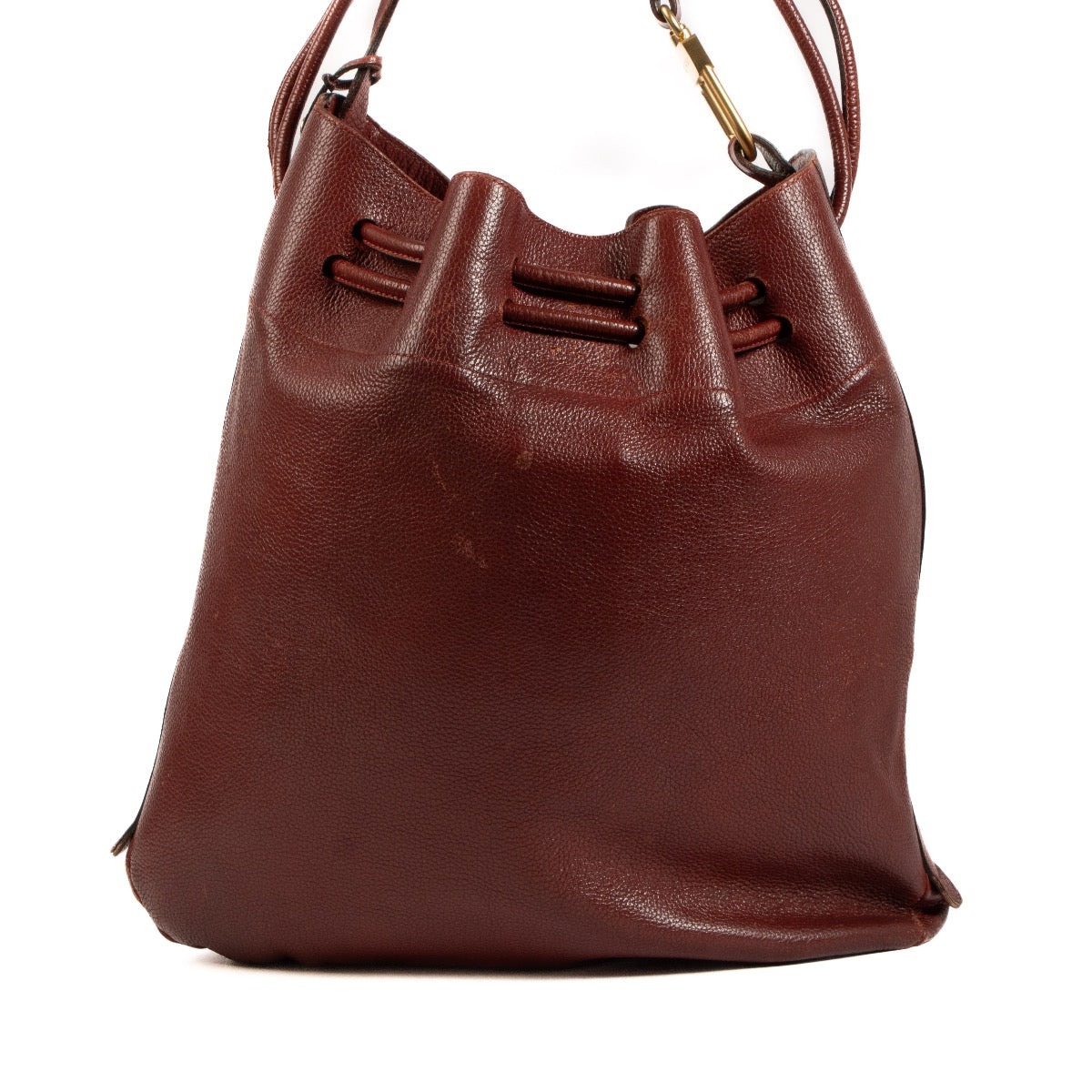 Shop 100% authentic second-hand Delvaux Burgundy Shoulder Bag on Labellov.com