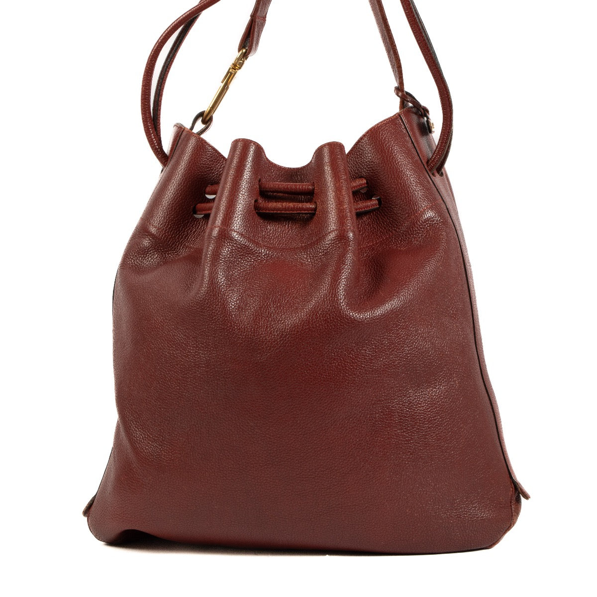Shop 100% authentic second-hand Delvaux Burgundy Shoulder Bag on Labellov.com