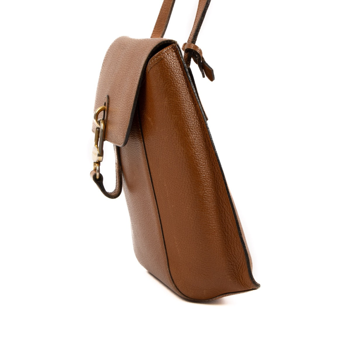 Shop 100% authentic second-hand Delvaux Cognac Shoulder Bag on Labellov.com