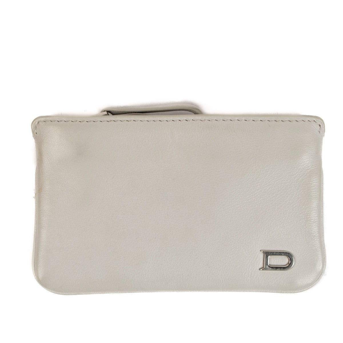 Delvaux Lin Polo Signature Porte-Clés Card Holder Wallet