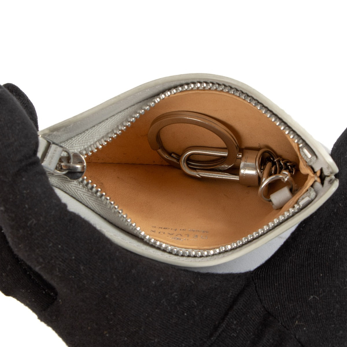 Delvaux Lin Polo Signature Sleutelhanger Kaarthouder Portemonnee