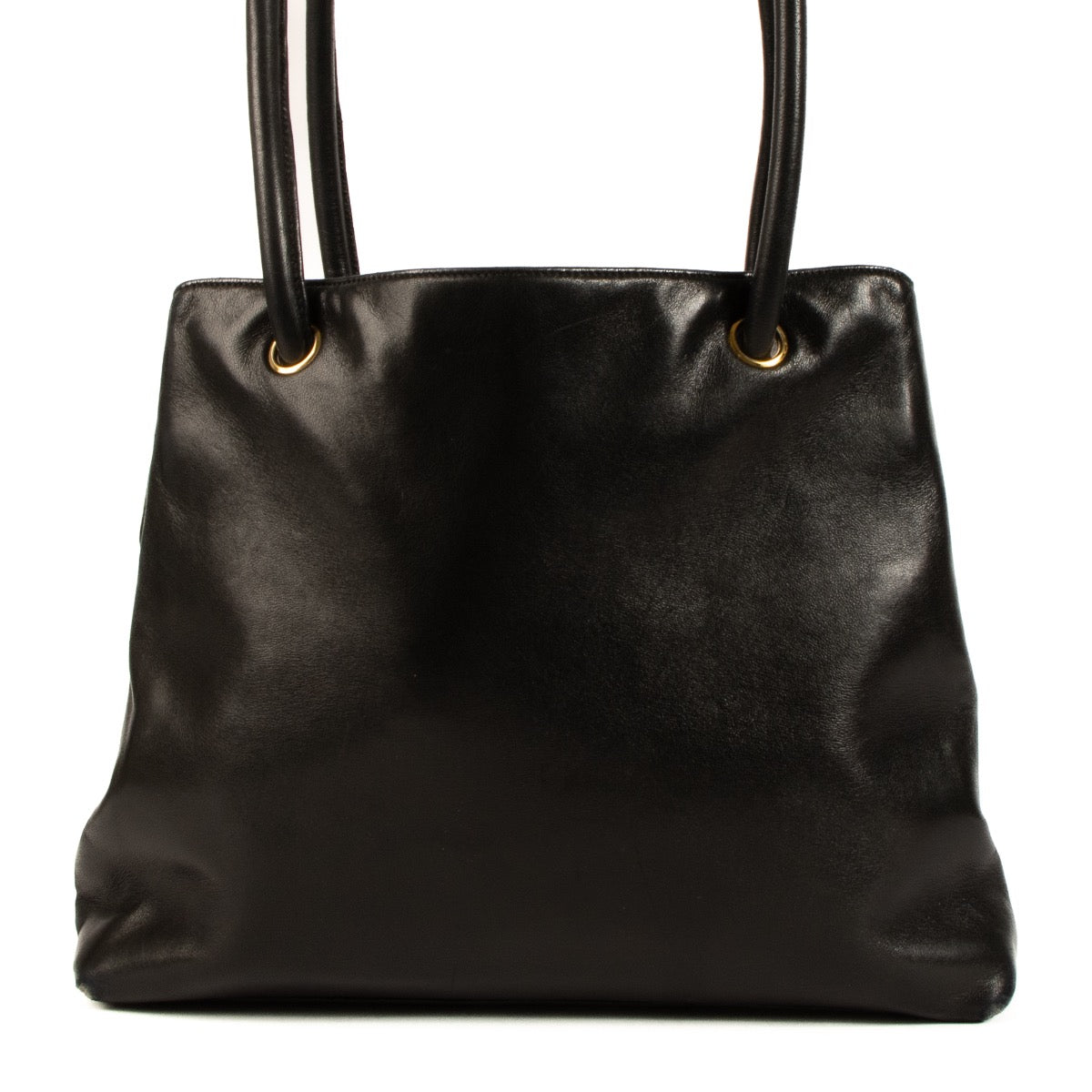 shop 100% authentic second hand Chanel Black Leather Vintage Tote Bag on Labellov.com