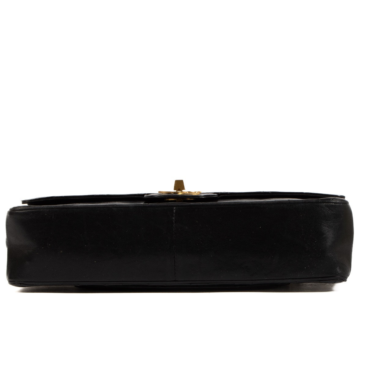 shop 100% authentic second hand Chanel Black Lambskin Quilted Classic Flap Bag on Labellov.com