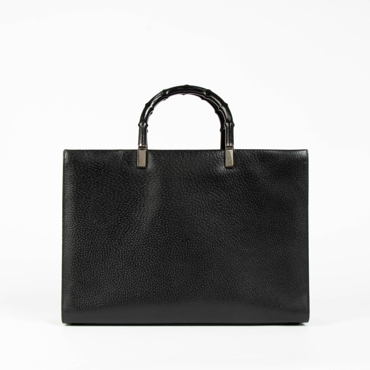 Shop this 100% authentic Gucci Black Bamboo Tote Top Handle Bag at Labellov.com