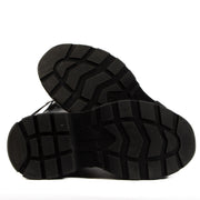 Alexander McQueen Black Lace-up High Boots - size 38