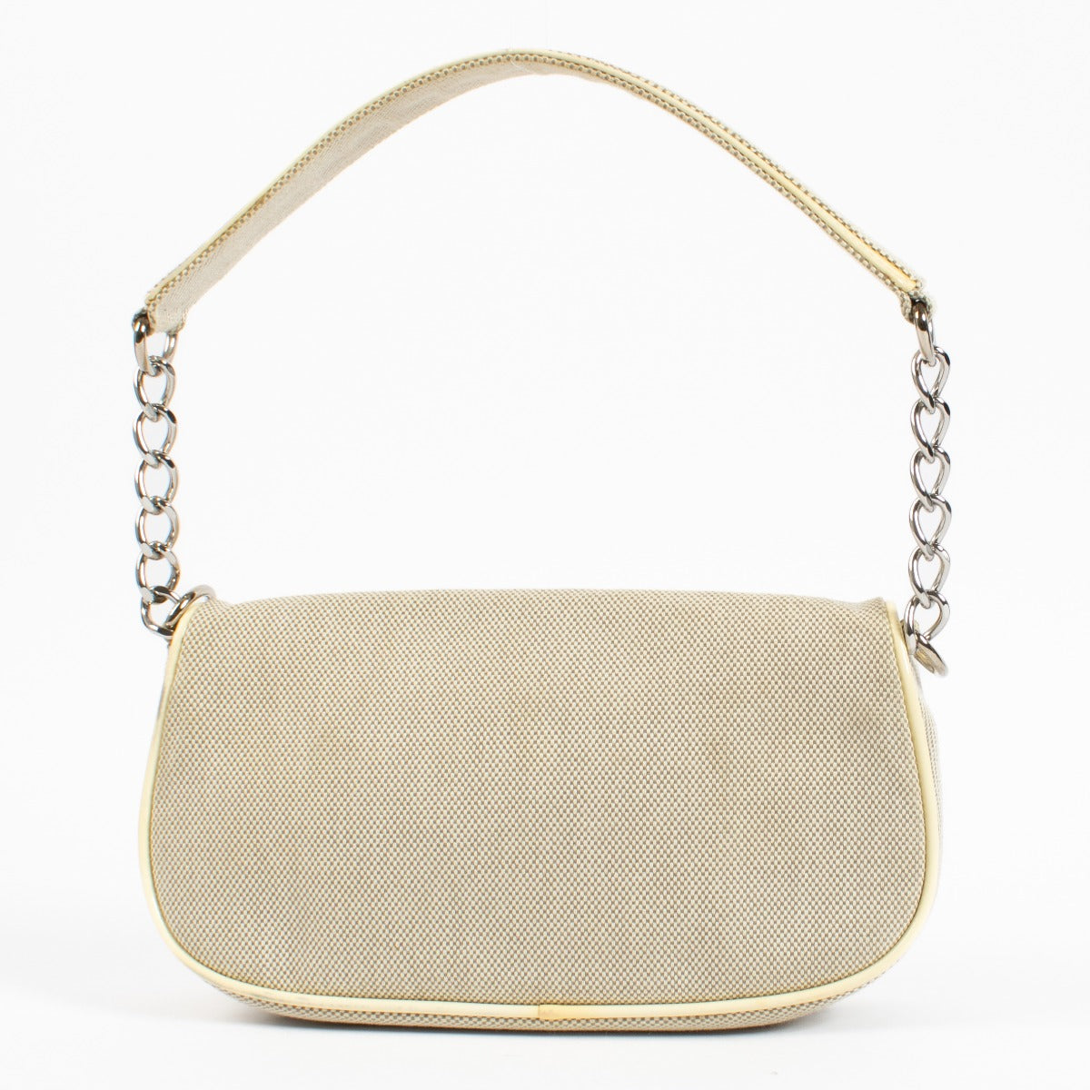 Chanel Beige Camellia Baguette Bag