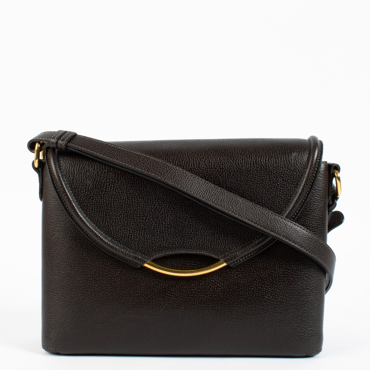 Delvaux Brown Eclair Crossbody Bag