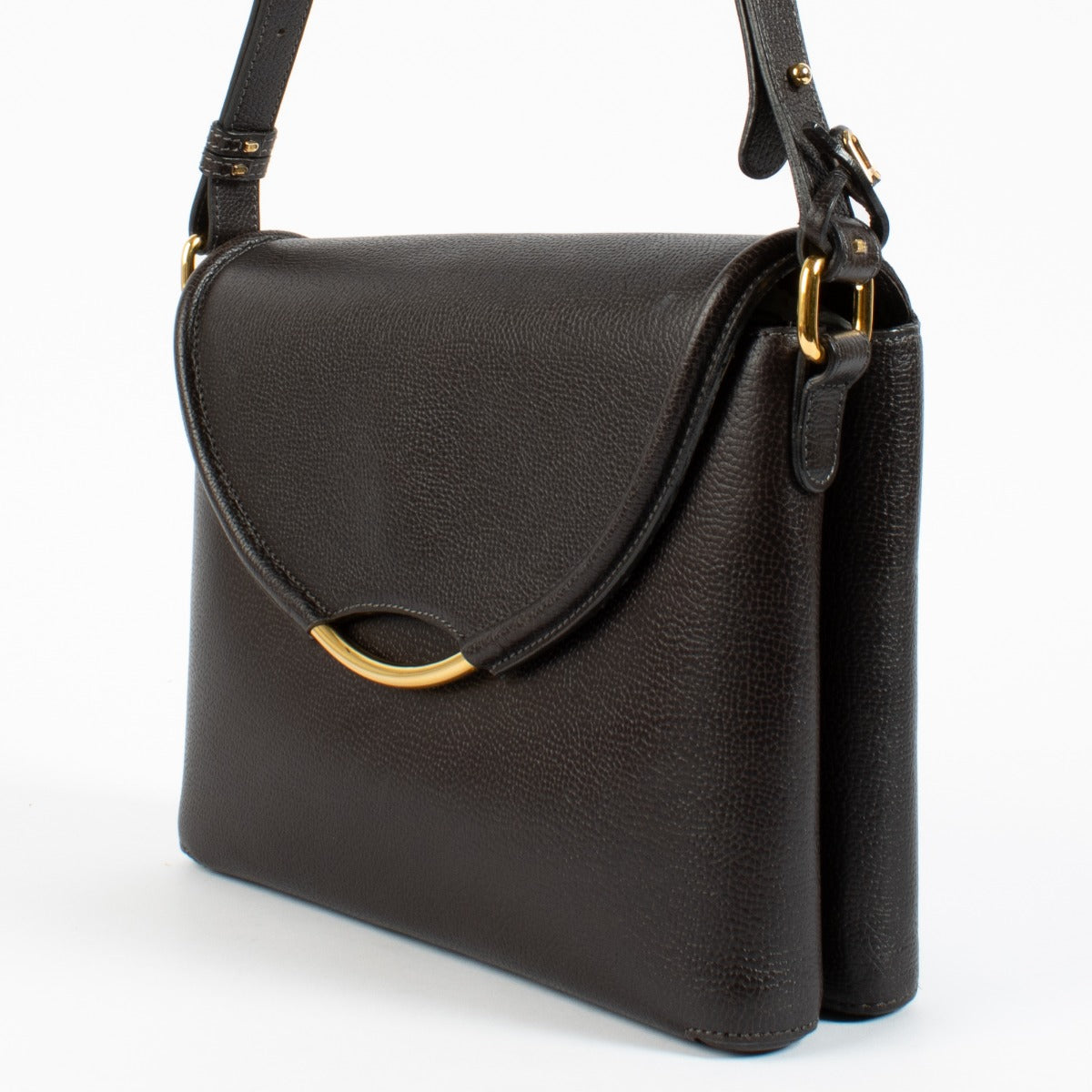Delvaux Brown Eclair Crossbody Bag