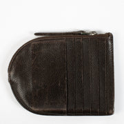 Delvaux Brown Astrid Card Holder Wallet