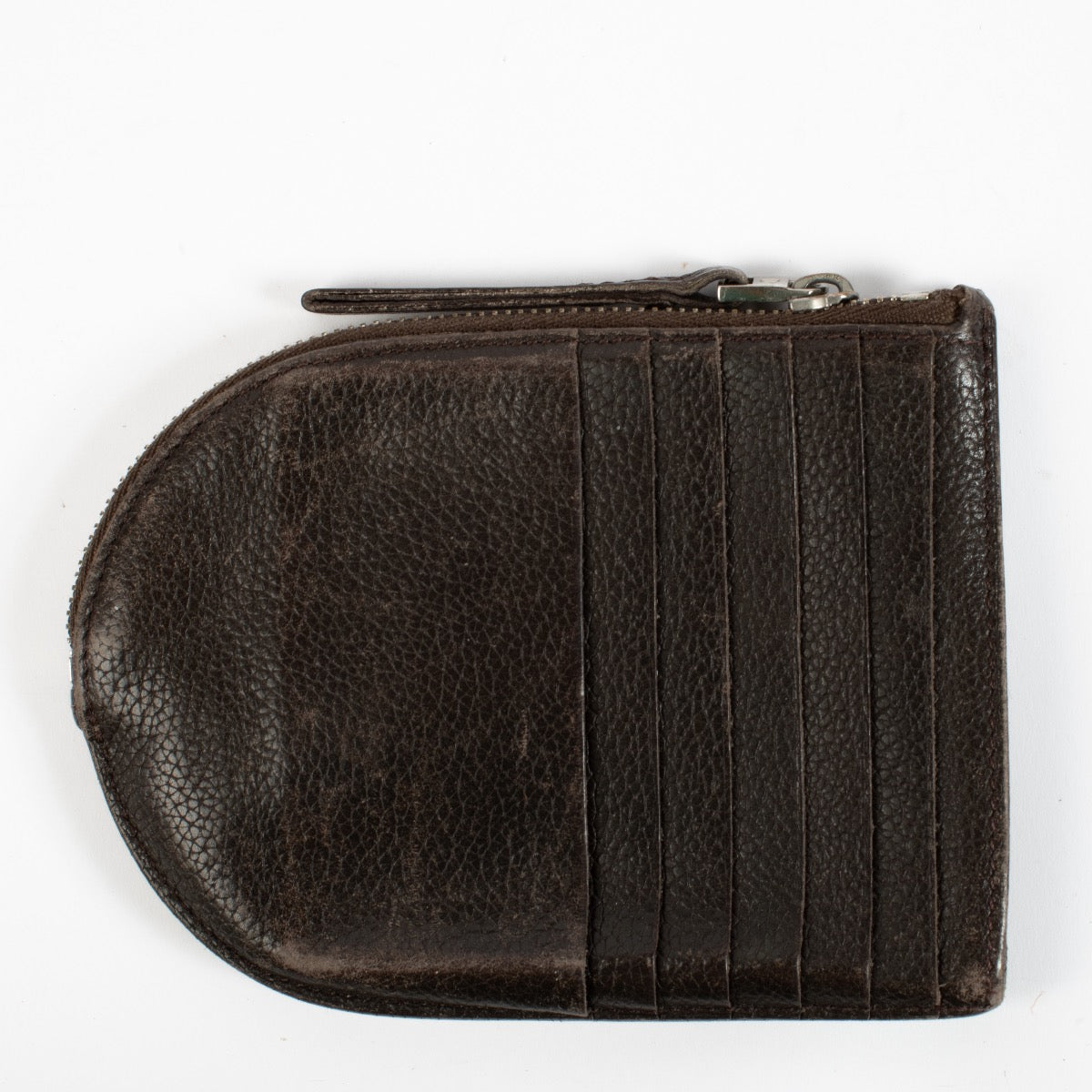 Delvaux Brown Astrid Card Holder Wallet