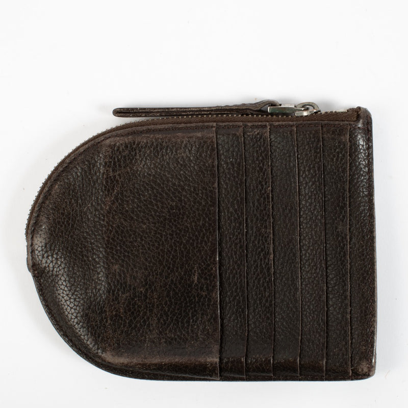 Delvaux Brown Astrid Card Holder Wallet