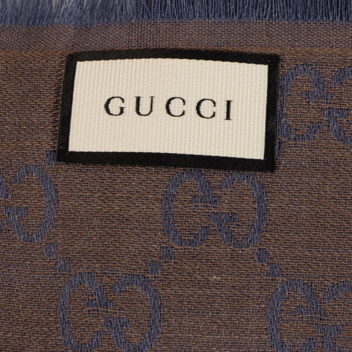 shop 100% authentic second hand Gucci Blue and Beige Scarf on Labellov.com