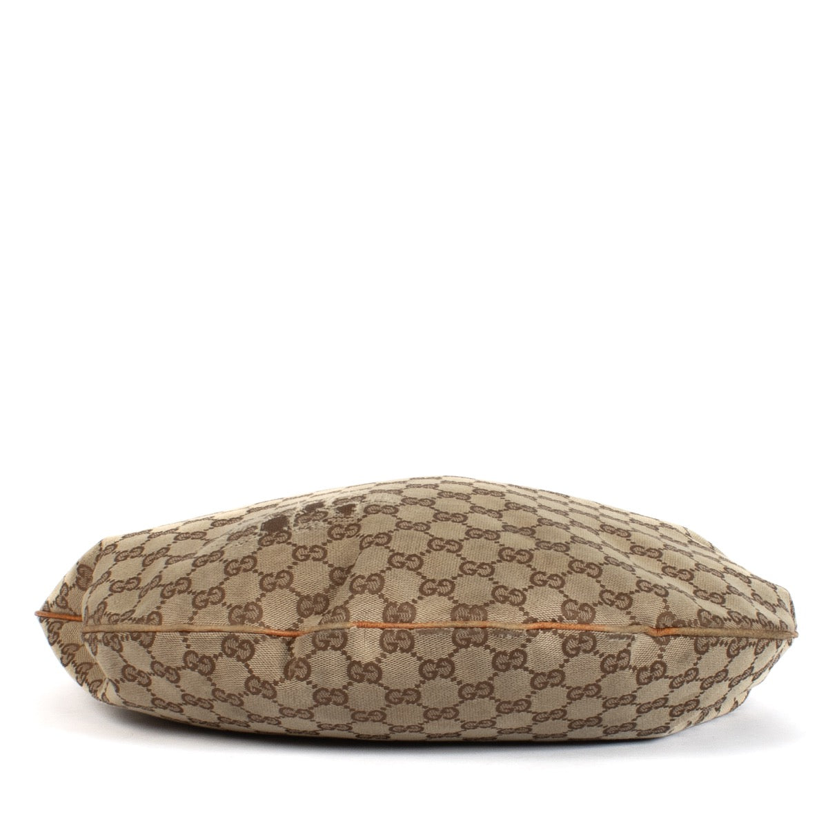 shop 100% authentic second hand Gucci Brown Monogram Canvas Hobo Bag on Labellov.com