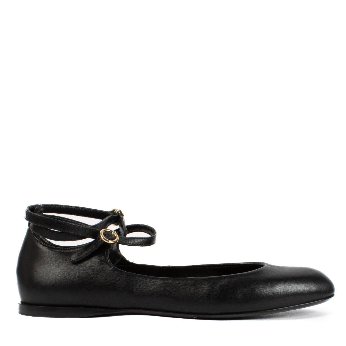 Max Mara Black Norma Ballet Flats