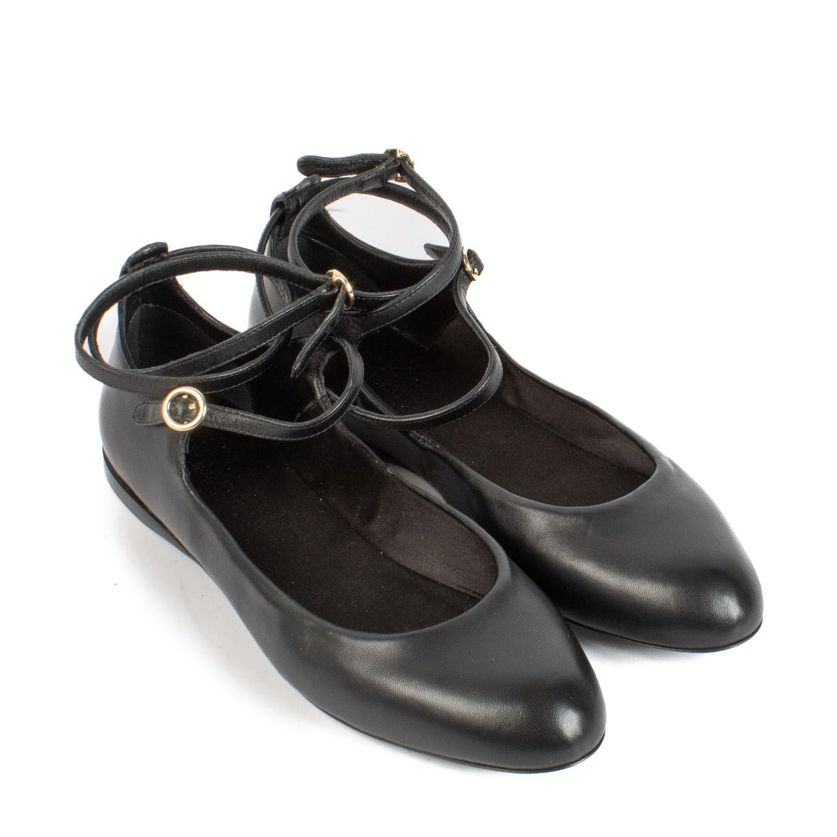 Max Mara Black Norma Ballet Flats