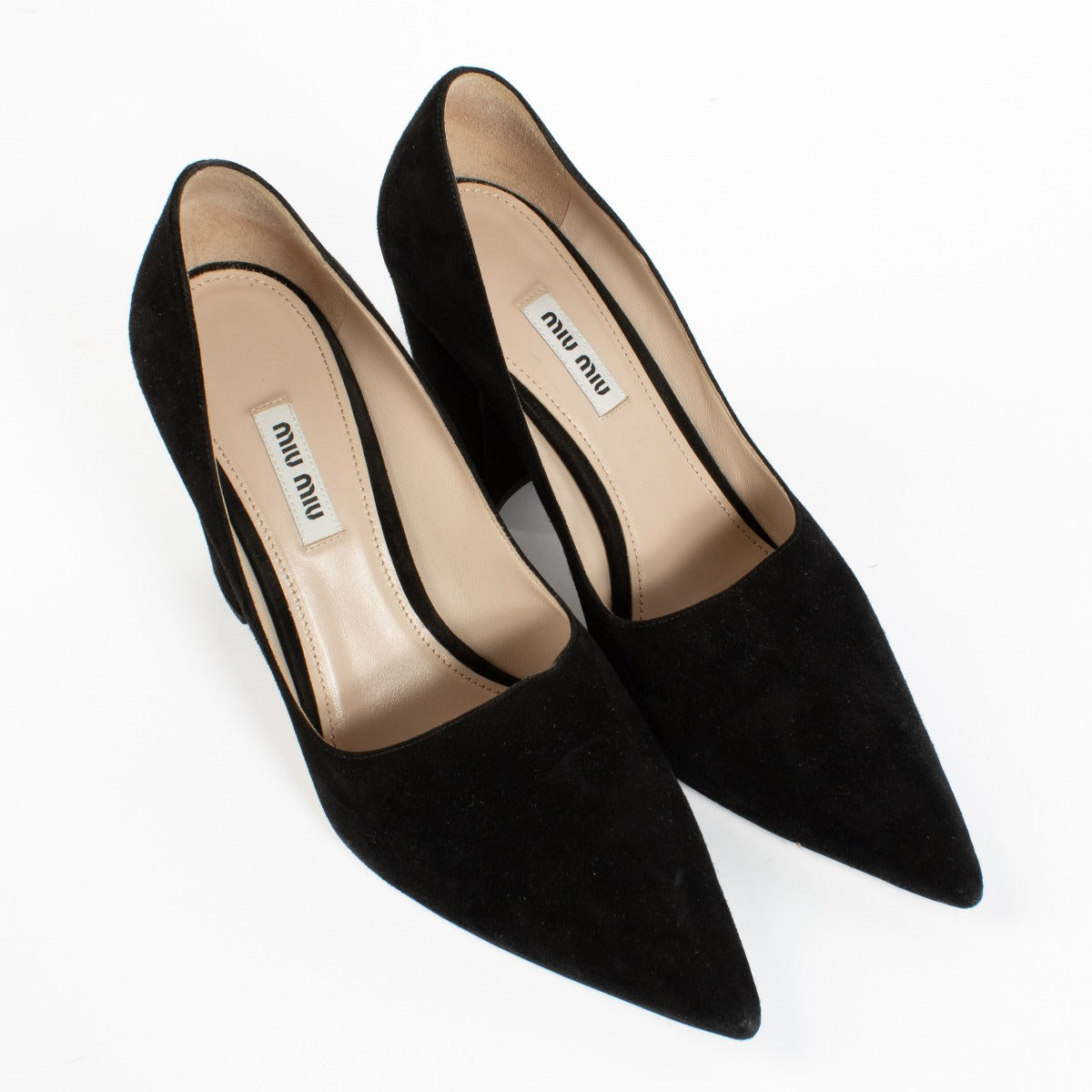 Miu Miu Black Suede Pumps