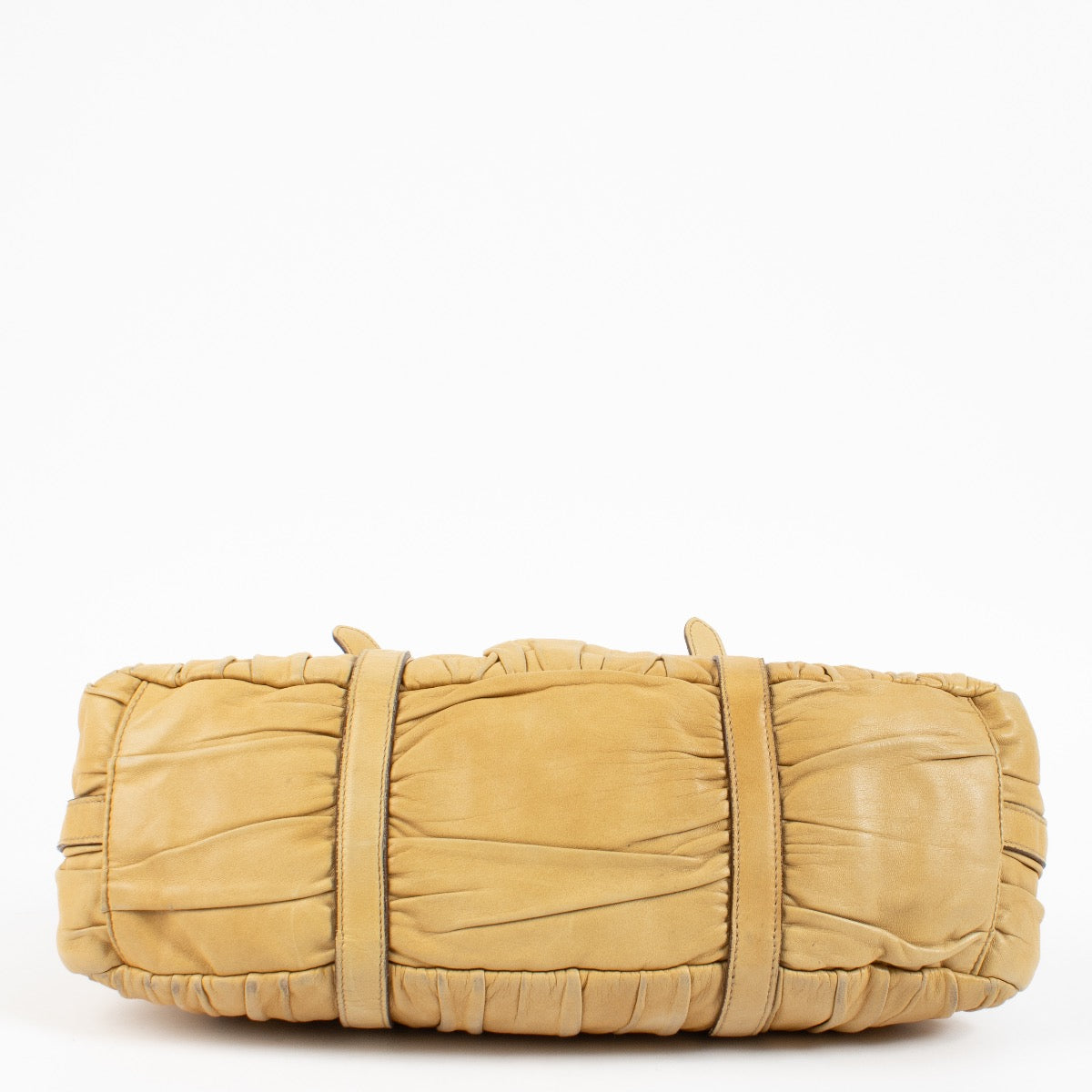 shop 100% authentic second hand Prada Beige Nappa Gaufre Leather Satchel Bag on Labellov.com