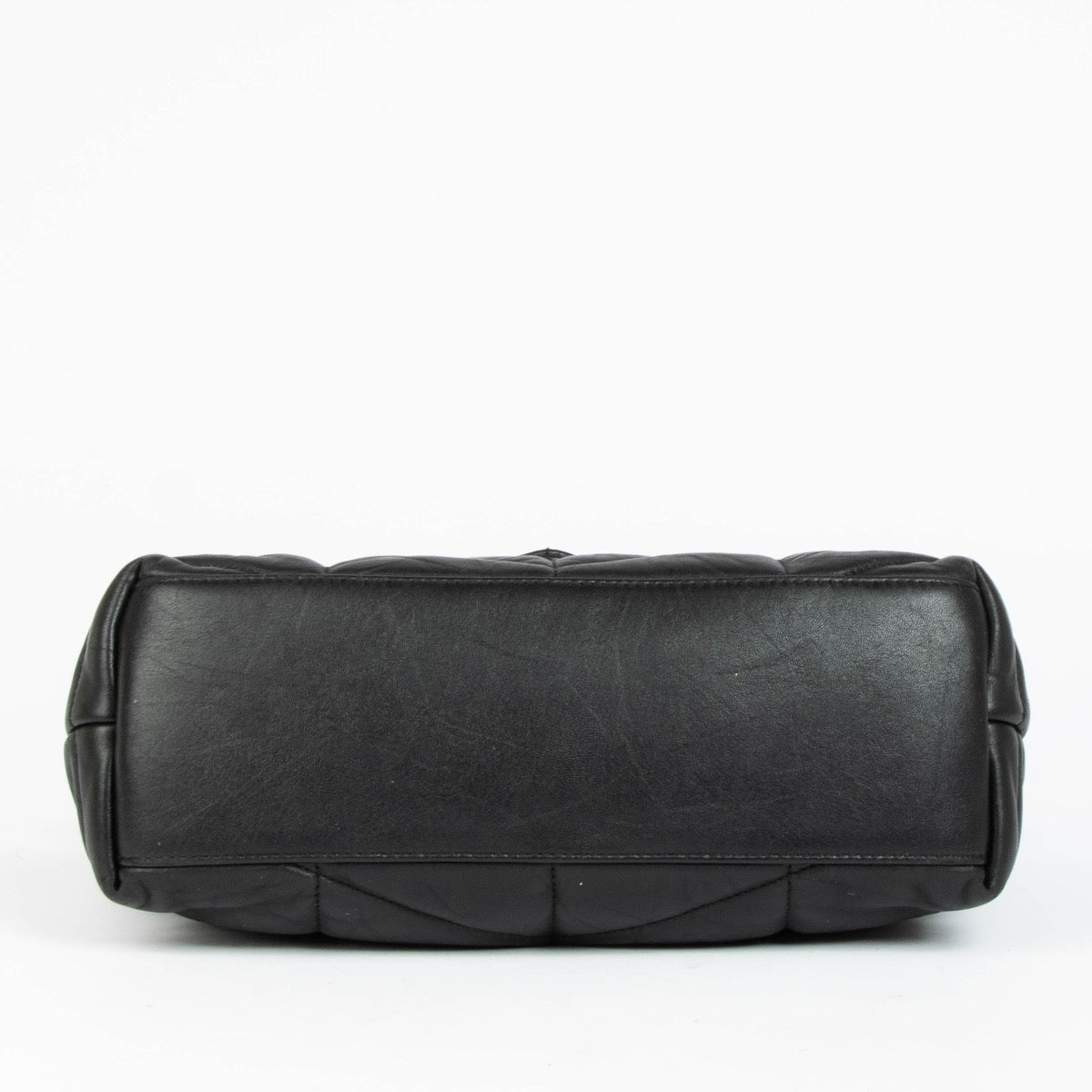 Authentic pre-loved Saint Laurent Black Leather Small Loulou Puffer Bag on Labellov.com