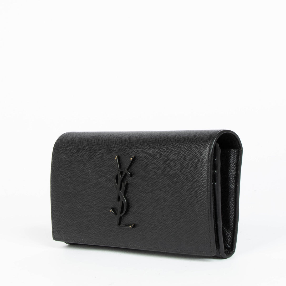 Authentic pre-loved Saint Laurent Black Leather Wallet on Labellov.com