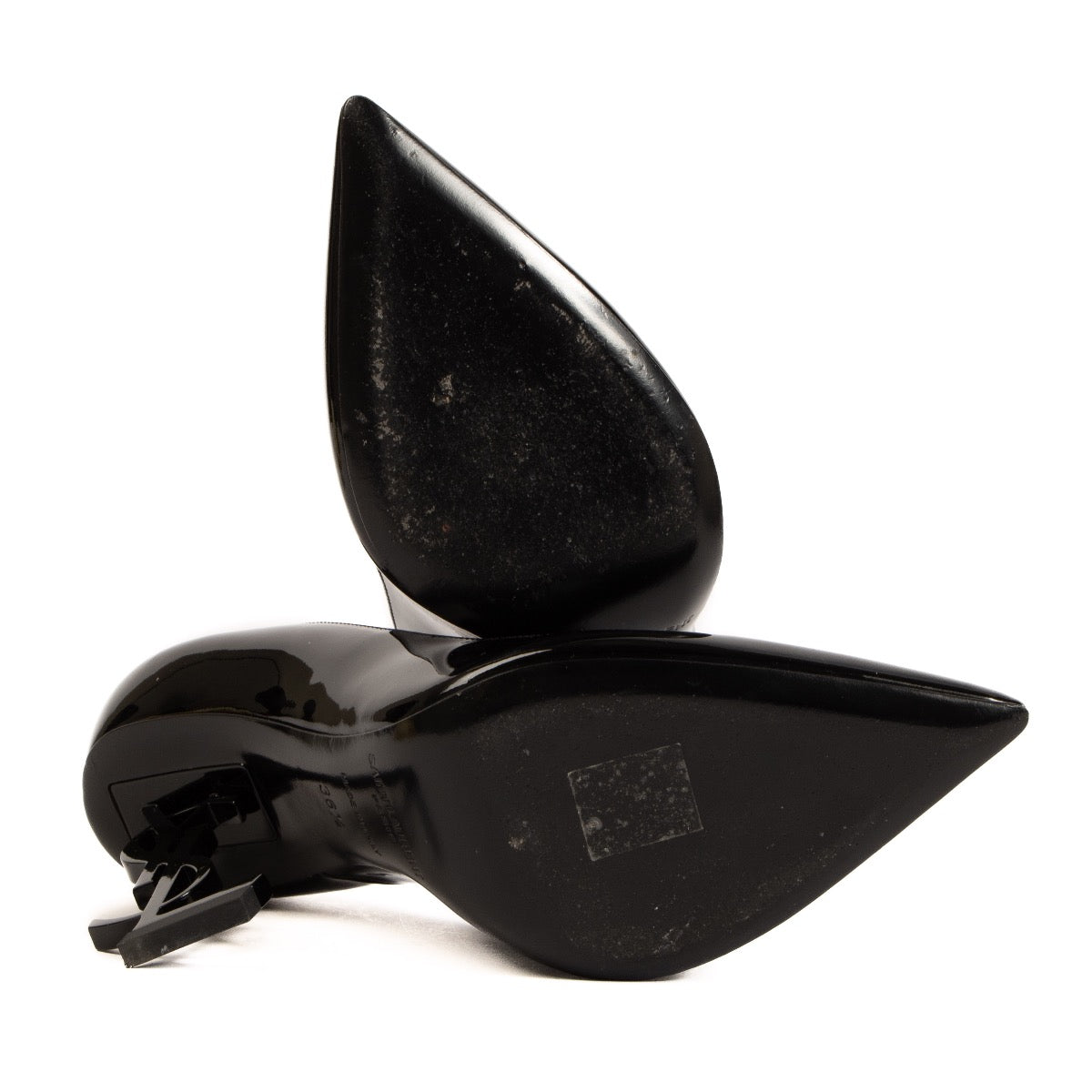 shop 100% authentic second hand Saint Laurent Black Vernis Pumps - Size 36 1/2 on Labellov.com
