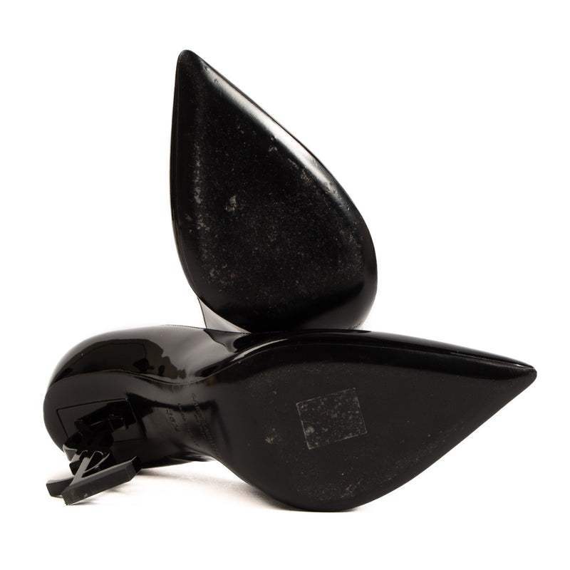 shop 100% authentic second hand Saint Laurent Black Vernis Pumps - Size 36 1/2 on Labellov.com