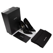 shop 100% authentic second hand Saint Laurent Black Vernis Pumps - Size 36 1/2 on Labellov.com