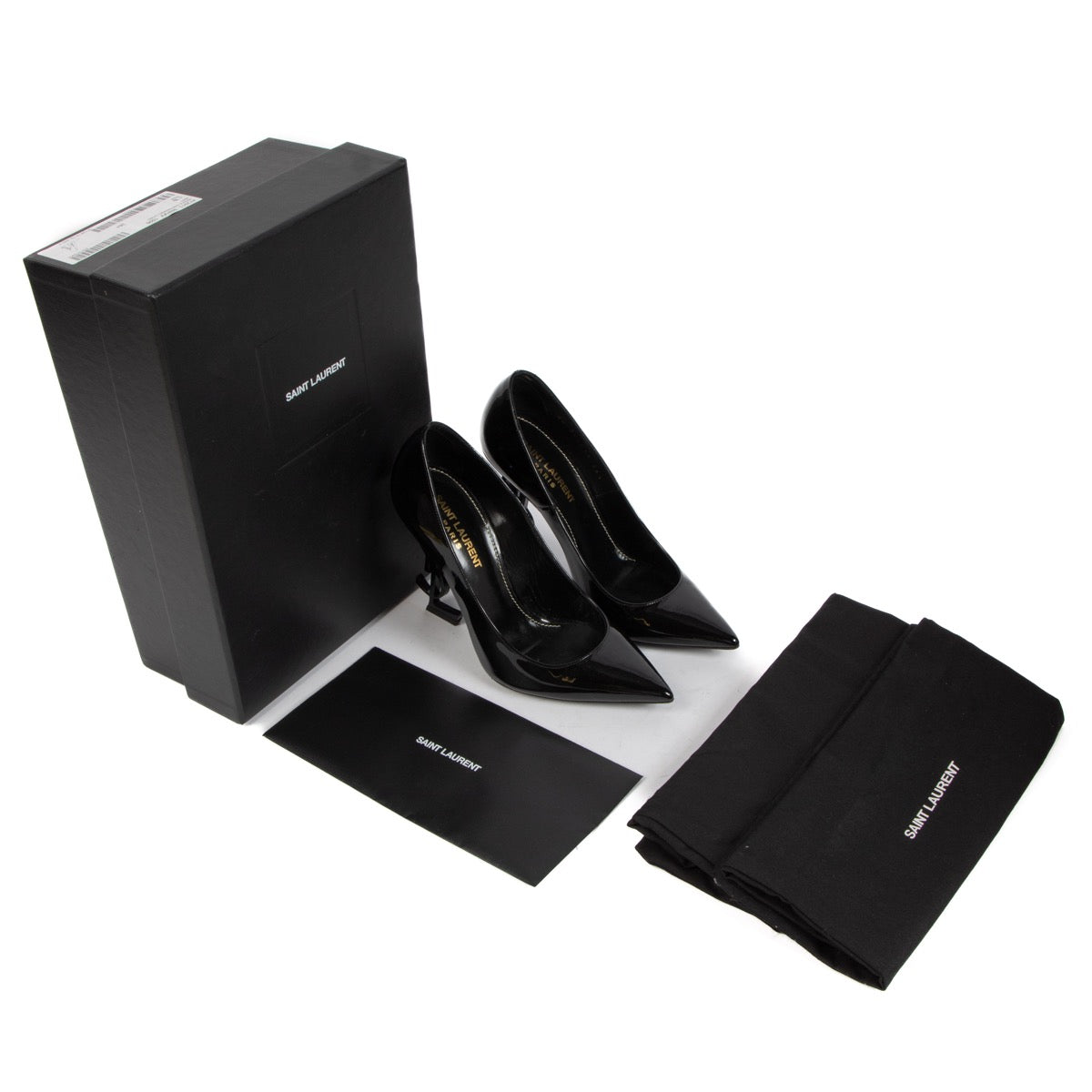 shop 100% authentic second hand Saint Laurent Black Vernis Pumps - Size 36 1/2 on Labellov.com